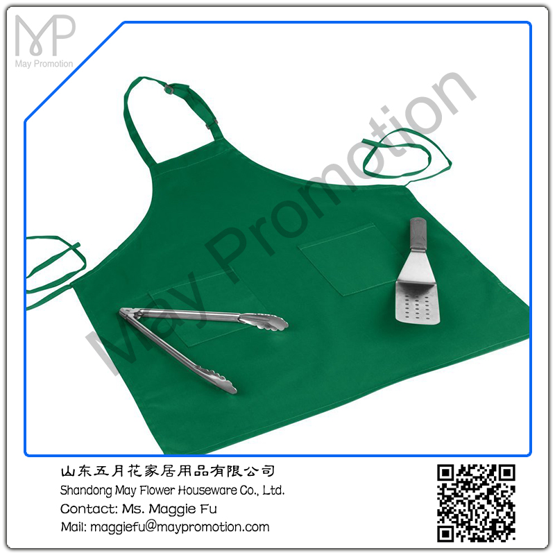 green denim apron male apron polycotton apron  - copy